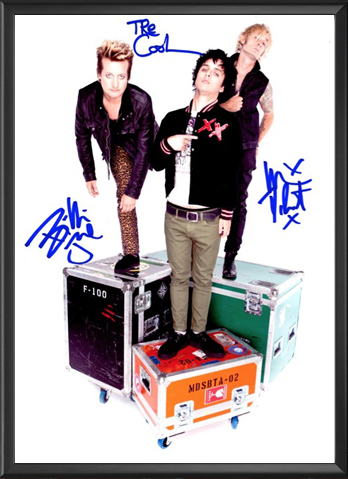 Green Day - Greatest Hits Signed Music Print